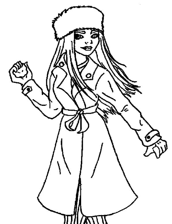 Monster High Coloring Pages Abbey